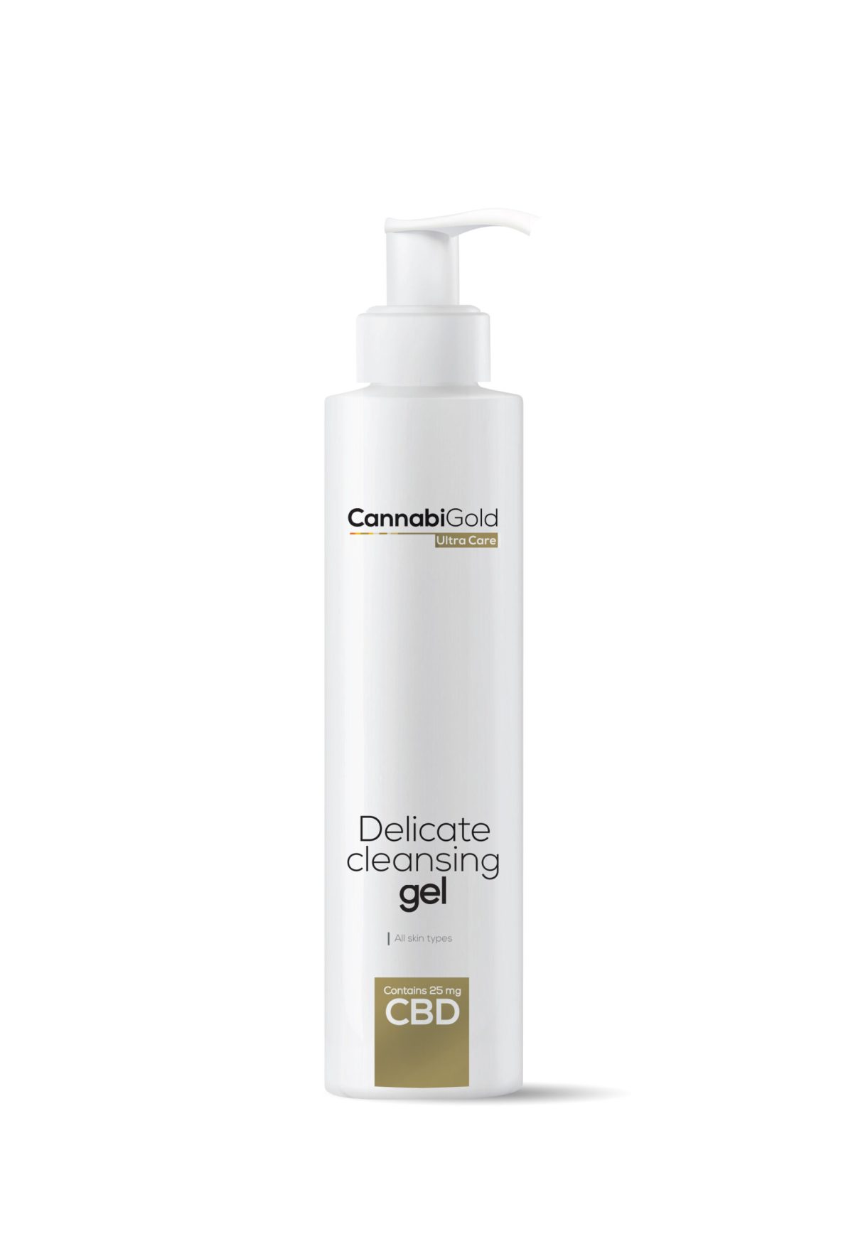 CannabiGold Delicate Cleansing Gel with CBD for All Skin Typesm- 200 ml